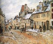 Camille Pissarro Pang map of snow Schwarz painting